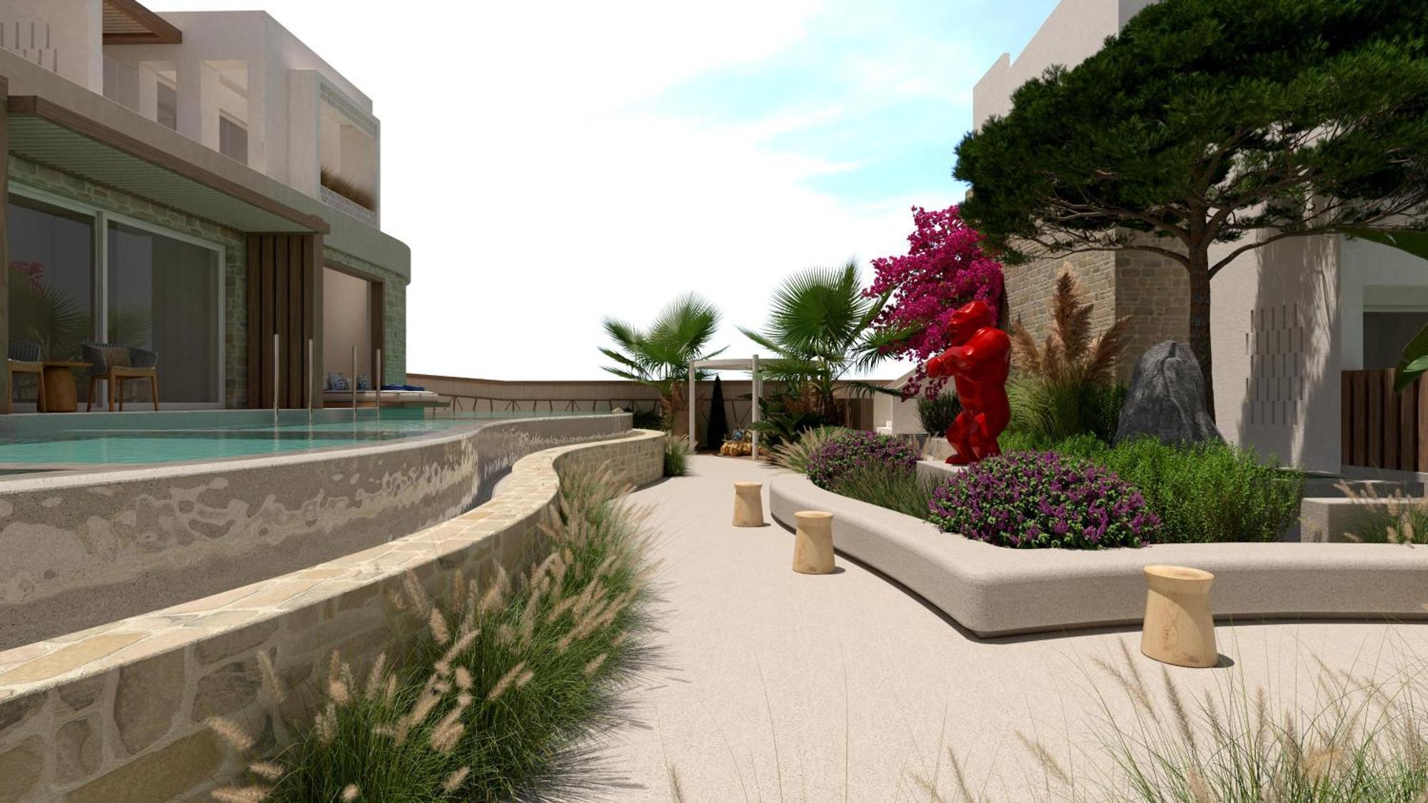 Uzenie All Suites Boutique Resort (Adults Only) Adelianos Kampos Exterior foto